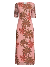 The Callie Mesh Midi-Dress