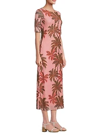 The Callie Mesh Midi-Dress