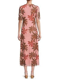 The Callie Mesh Midi-Dress