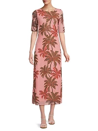 The Callie Mesh Midi-Dress