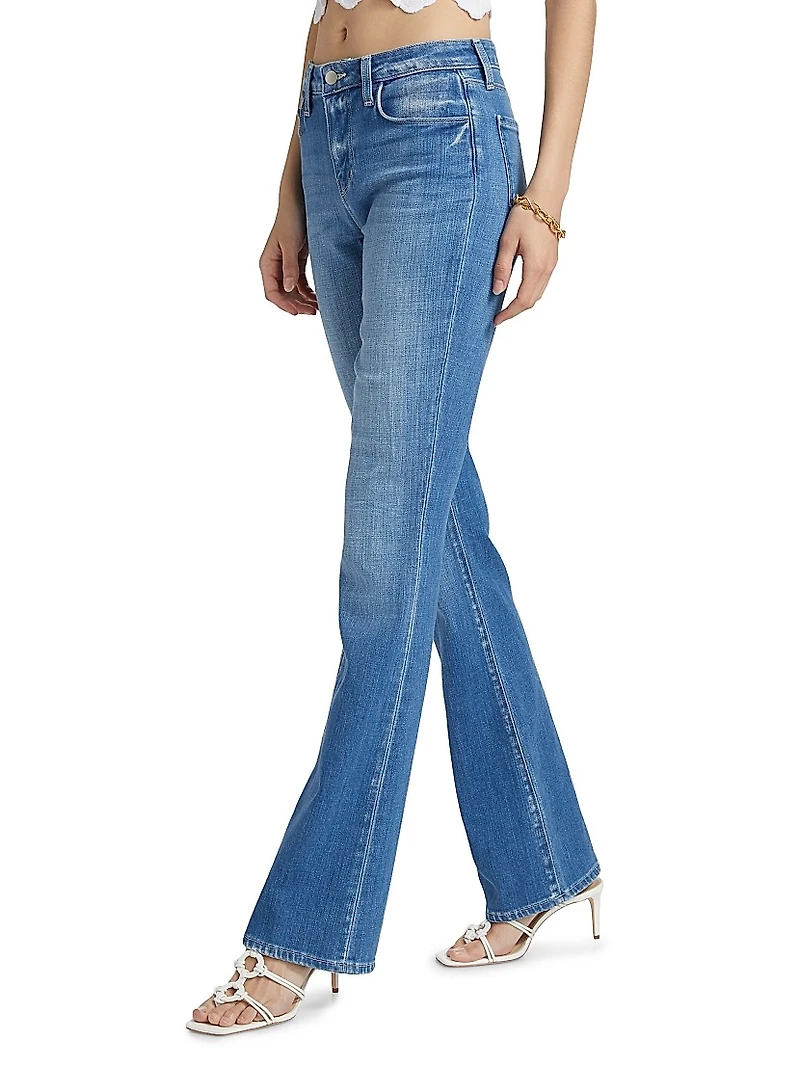 Selma High-Rise Sleek Baby Bootcut Jeans