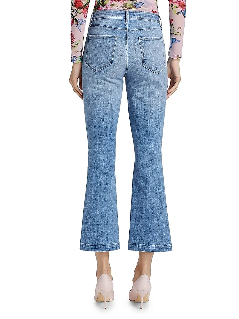 Ali High-Rise Slim Flare Jeans