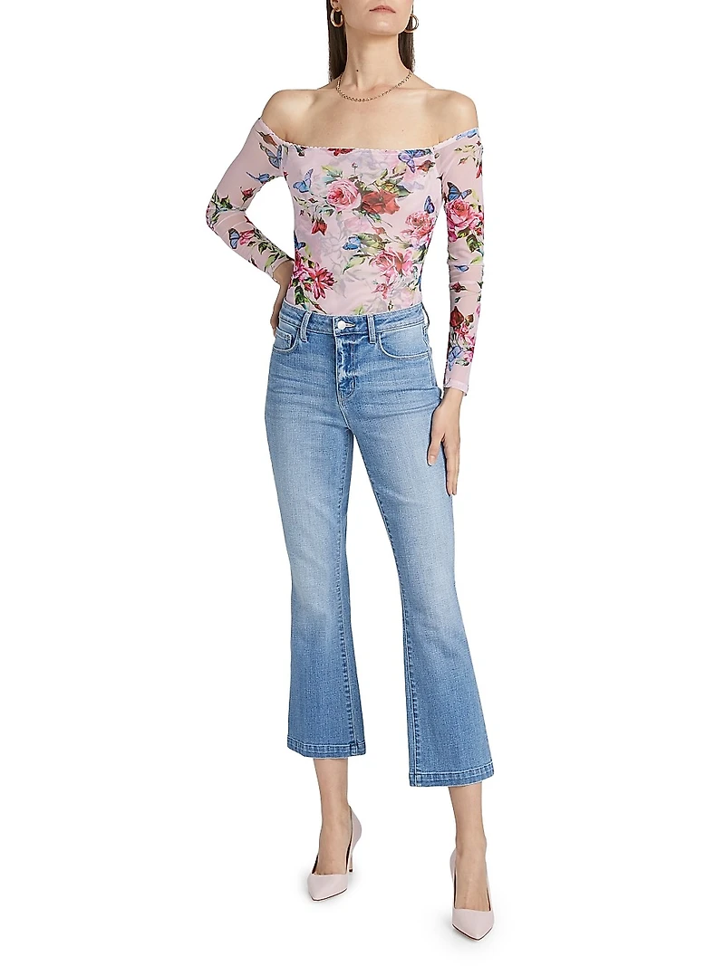 Ali High-Rise Slim Flare Jeans