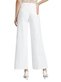 Alicent High-Rise Sneaker Wide-Leg Jeans