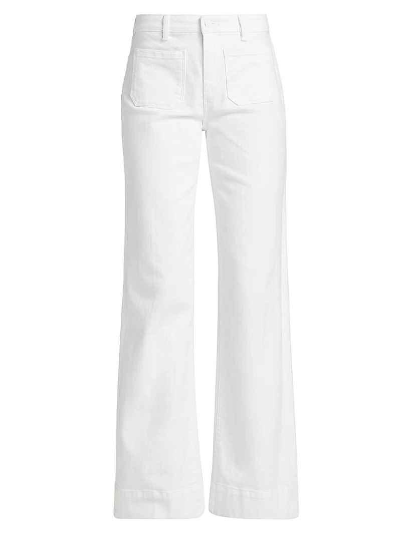 Nolan Patch Pocket Wide-Leg Jeans