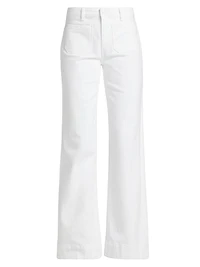 Nolan Patch Pocket Wide-Leg Jeans