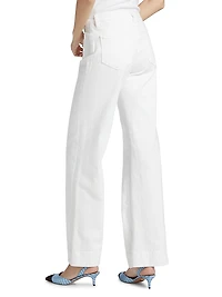 Nolan Patch Pocket Wide-Leg Jeans
