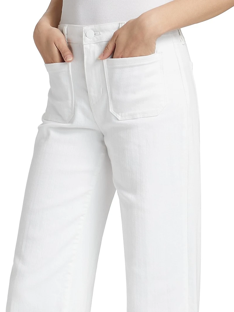 Nolan Patch Pocket Wide-Leg Jeans