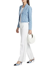 Nolan Patch Pocket Wide-Leg Jeans