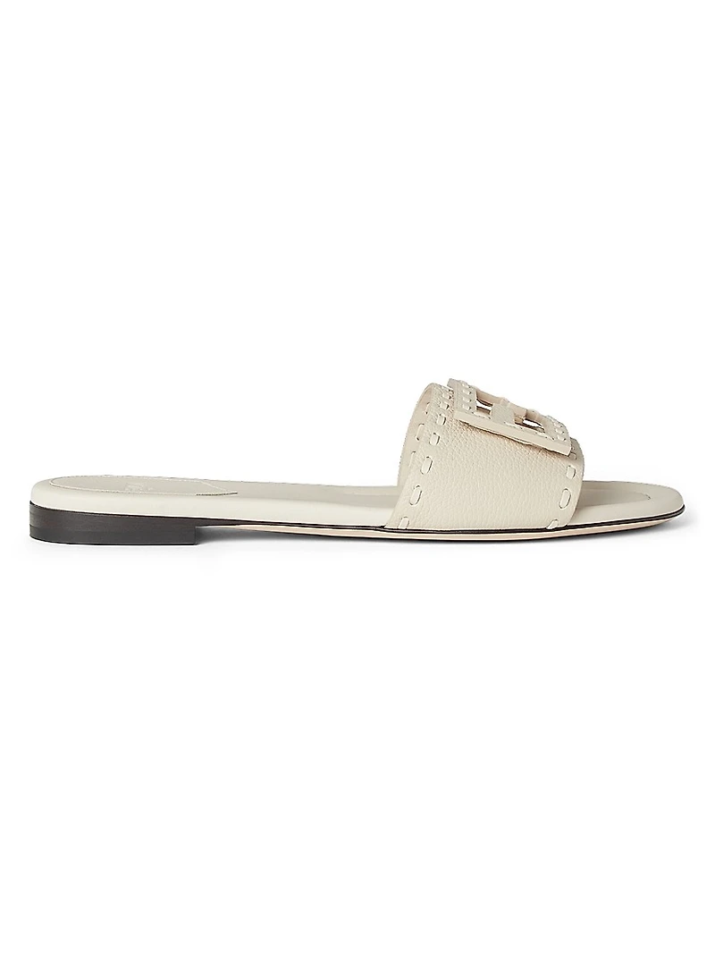 Baguette FF Leather Sandals