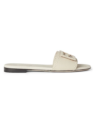 Baguette FF Leather Sandals