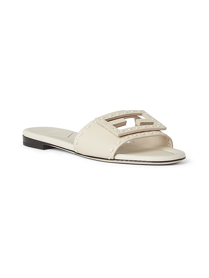 Baguette FF Leather Sandals