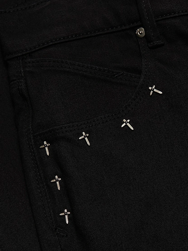 Bryant Cross Stretch High-Rise Slim-Fit Jeans