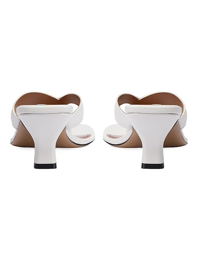 Portofino 55MM Leather Thong Mules