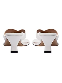 Portofino 55MM Leather Thong Mules
