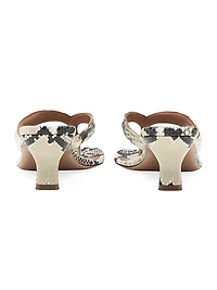 Portofino Leather Thong Mules