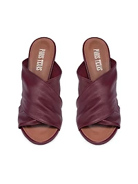 Maria 100MM Leather Mules