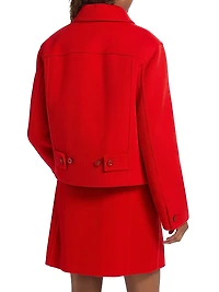 Boxy Wool Cropped Jacket