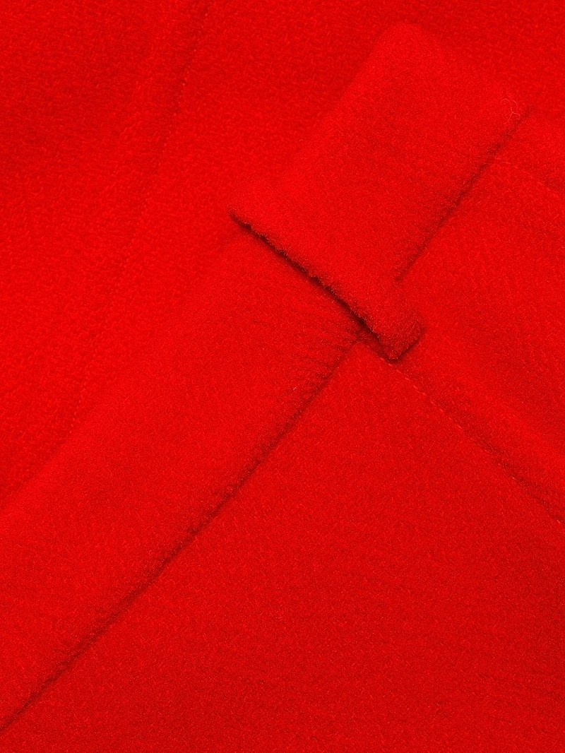 Yorkshire Chevron Wool Miniskirt