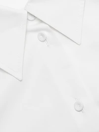 Cotton Poplin Cropped Shirt