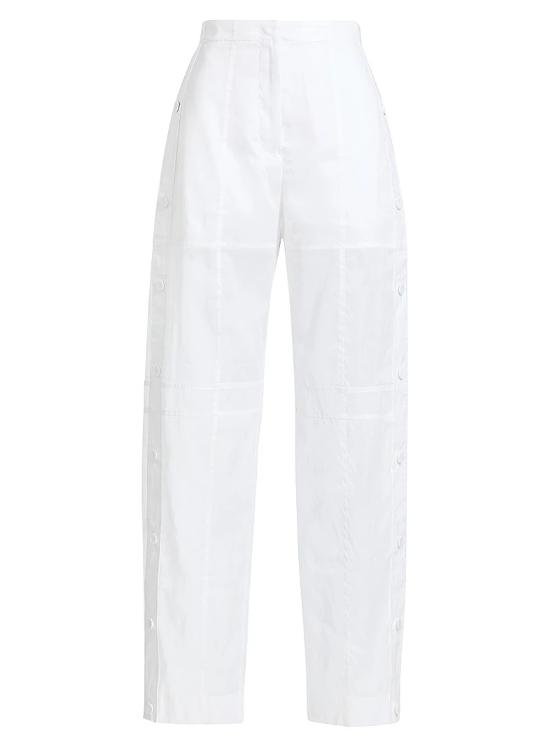 Muslin Cotton Seamed Trousers