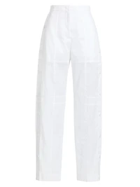Muslin Cotton Seamed Trousers
