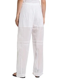 Muslin Cotton Seamed Trousers