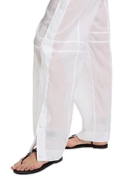 Muslin Cotton Seamed Trousers