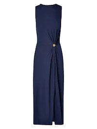 Saralien Gathered Midi-Dress