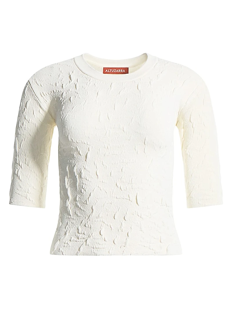 Greene Textured Knit Sweater