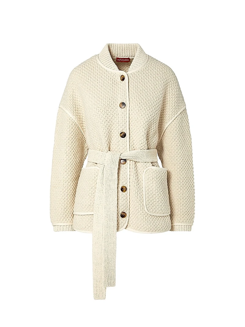 Gus Knit Belted Jacket