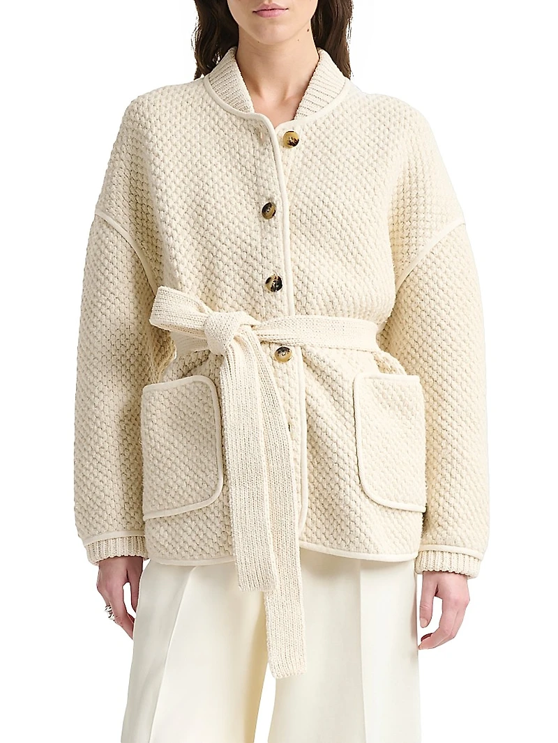 Gus Knit Belted Jacket