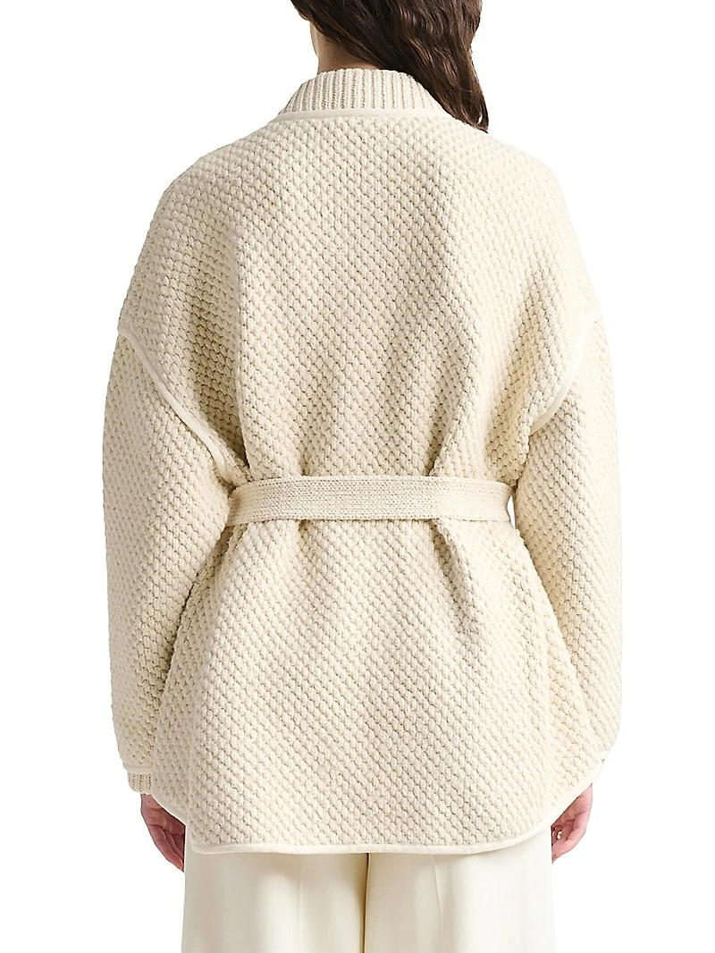 Gus Knit Belted Jacket