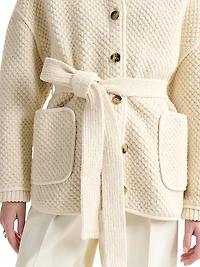 Gus Knit Belted Jacket