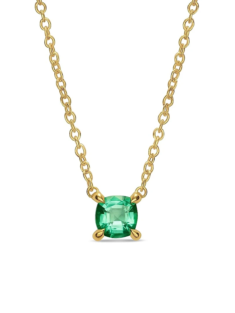 Micro Chatelaine Pendant Necklace 18K Yellow Gold