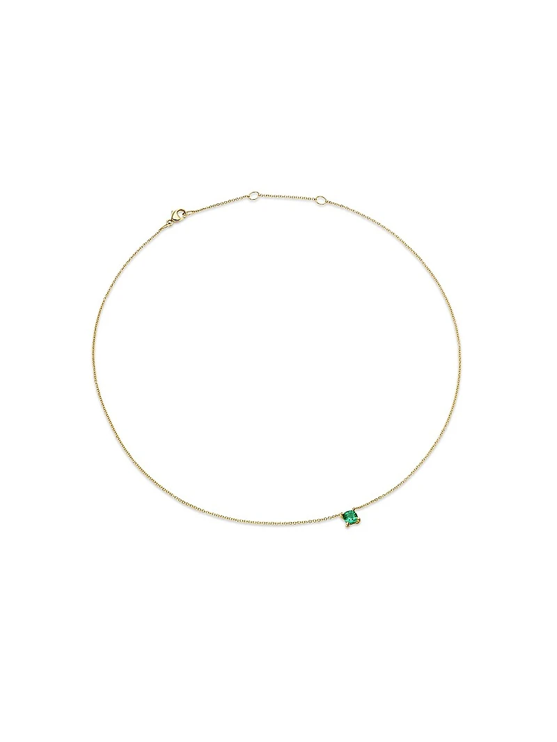 Micro Chatelaine Pendant Necklace 18K Yellow Gold