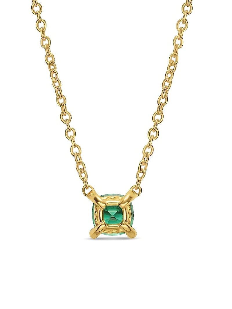Micro Chatelaine Pendant Necklace 18K Yellow Gold
