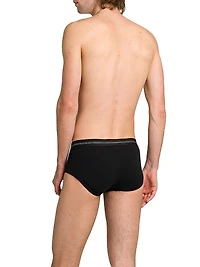 Brando Logo Cotton-Blend Briefs