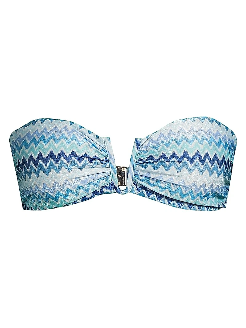Jaedyn Chevron Bikini Top