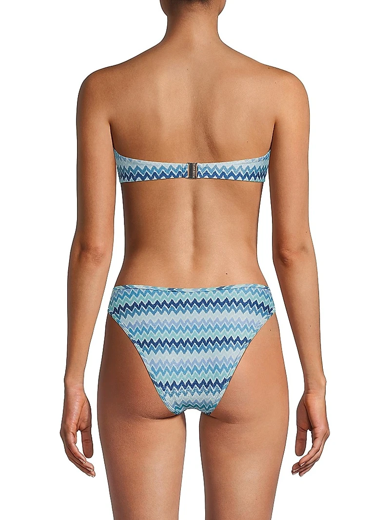 Jaedyn Chevron Bikini Top