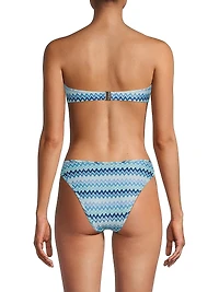 Jaedyn Chevron Bikini Top
