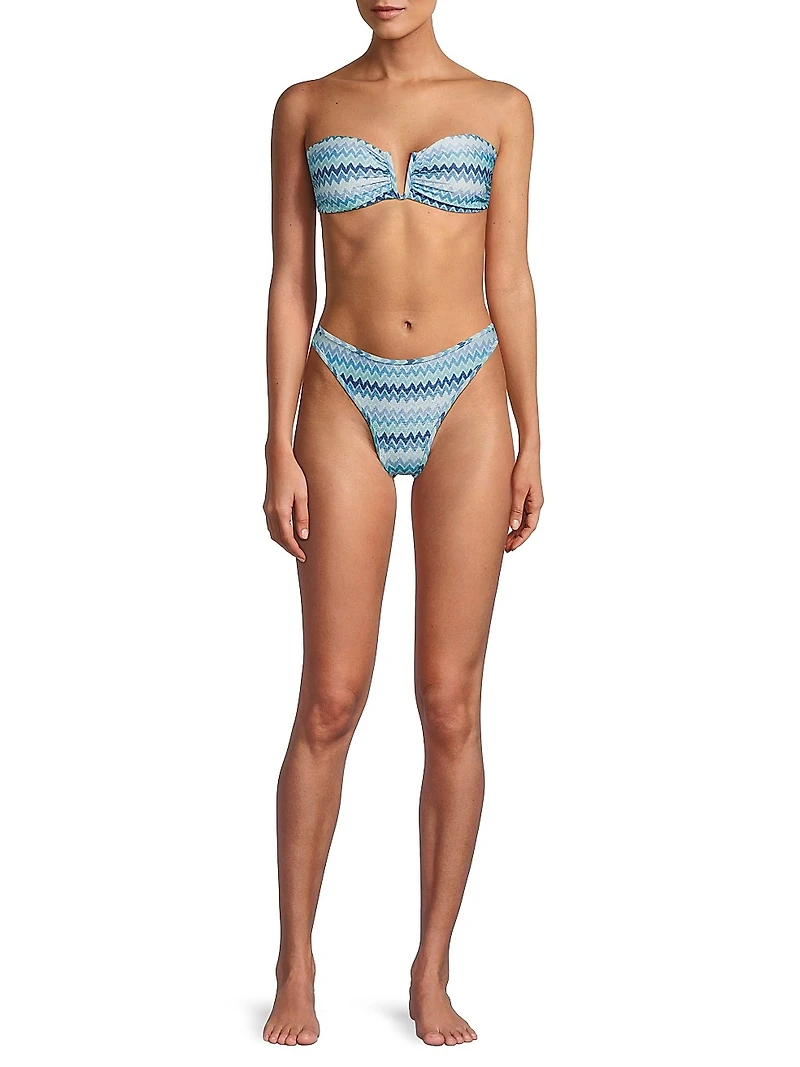 Jaedyn Chevron Bikini Top