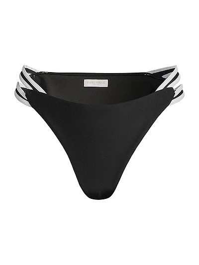 Meggie Striped Bikini Bottom