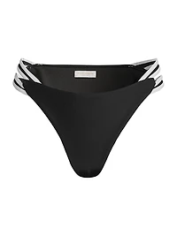 Meggie Striped Bikini Bottom