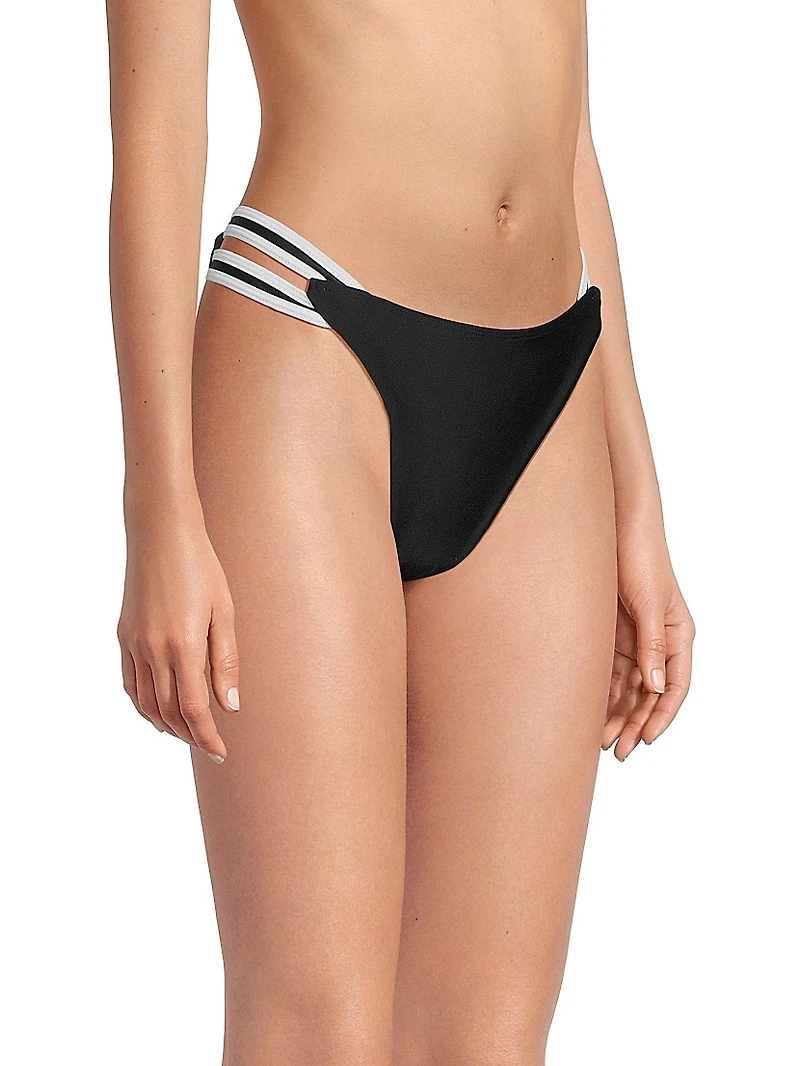 Meggie Striped Bikini Bottom