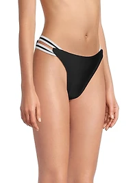 Meggie Striped Bikini Bottom