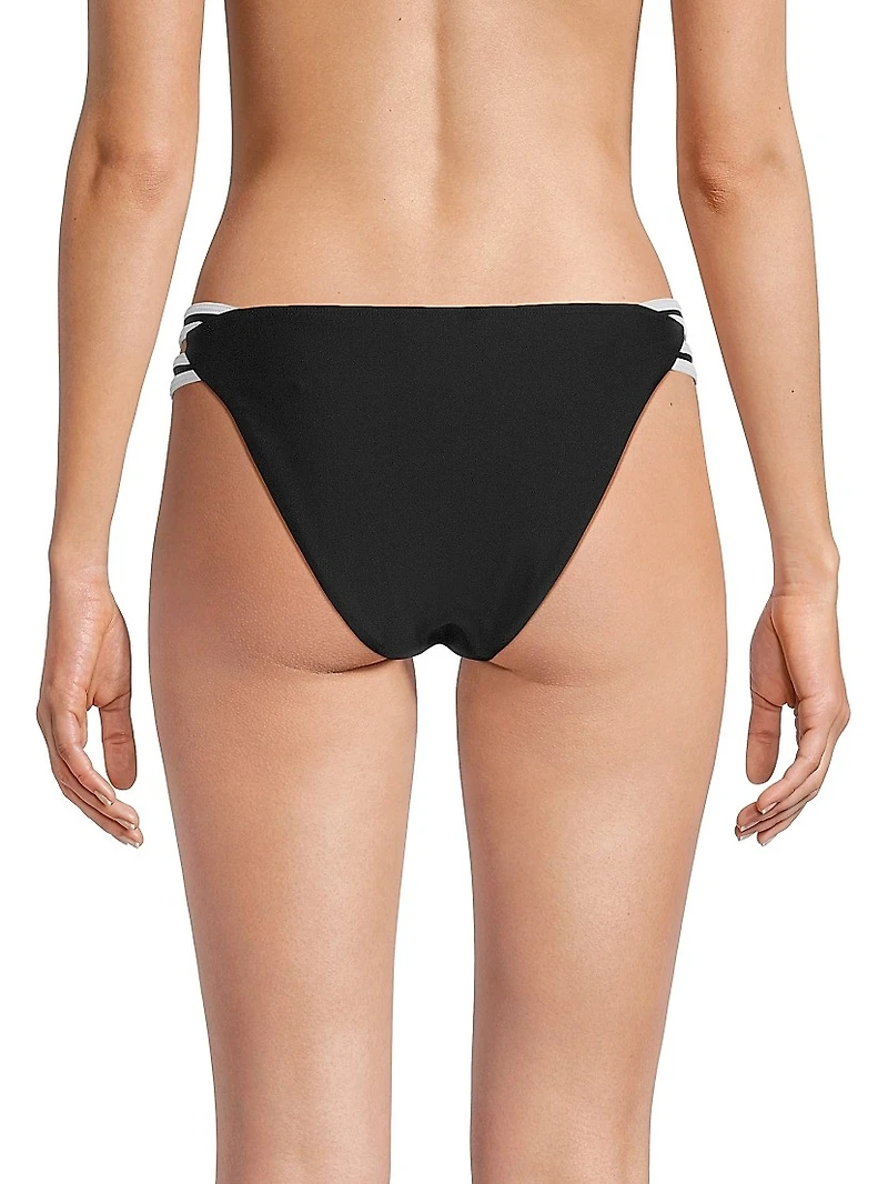 Meggie Striped Bikini Bottom