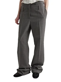 Technical Wool Pants with Belt