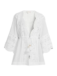 Leilanni Embroidered Cover-Up