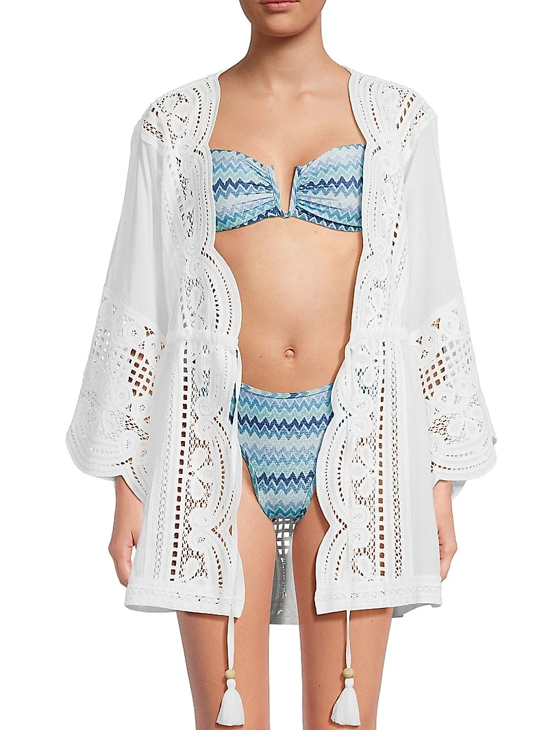 Leilanni Embroidered Cover-Up